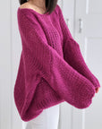 Pullover, Loose-Knit, 5 Farben