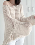 Pullover, Loose-Knit, 5 Farben