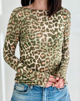 Longsleeve, Cashmere Blend, bunte Leo, 8 Farben