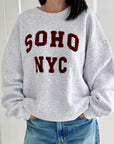 Sweatshirt, 3D-SOHO-NYC, Oversize, 5 Farben