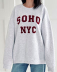 Sweatshirt, 3D-SOHO-NYC, Oversize, 5 Farben
