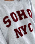 Sweatshirt, 3D-SOHO-NYC, Oversize, 5 Farben