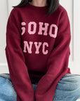 Sweatshirt, 3D-SOHO-NYC, Oversize, 5 Farben