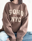 Sweatshirt, 3D-SOHO-NYC, Oversize, 5 Farben