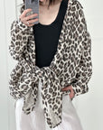 Leo Musselin Bluse, Oversize