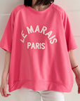 Sweatshirt-T-Shirt, Le Marais, 4 Farben