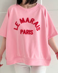 Sweatshirt-T-Shirt, Le Marais, 4 Farben