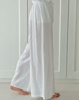Musselin Hose, Weiß