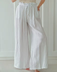 Musselin Hose, Weiß