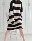 Pulloverkleid, Streifen, 2 Farben