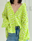 Musselin Bluse, Leo '25, Neon, 3 Farben
