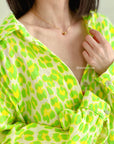 Musselin Bluse, Leo '25, Neon, 3 Farben