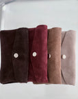 Wildleder-Etui, 4 Farben