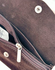 Wildleder-Etui, 4 Farben