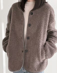 Teddyjacke, Unifarbe, 4 Farben