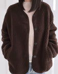 Teddyjacke, Unifarbe, 4 Farben