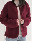 Teddyjacke, Unifarbe, 4 Farben