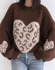Pullover, Leo-Herz, Flauschi
