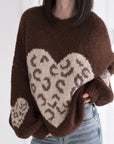 Pullover, Leo-Herz, Flauschi