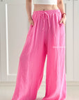 Musselin Hose, Neon-Streifen, 2 Farben