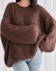 Pullover, Cozy-Knit, Oversize, 5 Farben