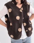 Teddyweste, Polka Dots, 2 Farben