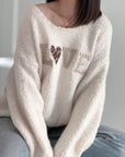 Bouclé Pullover, Leo-LOVE, 4 Farben