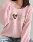 Bouclé Pullover, Leo-LOVE, 4 Farben