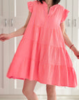 Musselin Tunika, Neon-Streifen, 2 Farben