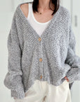 Bouclé Cardigan, 4 Farben