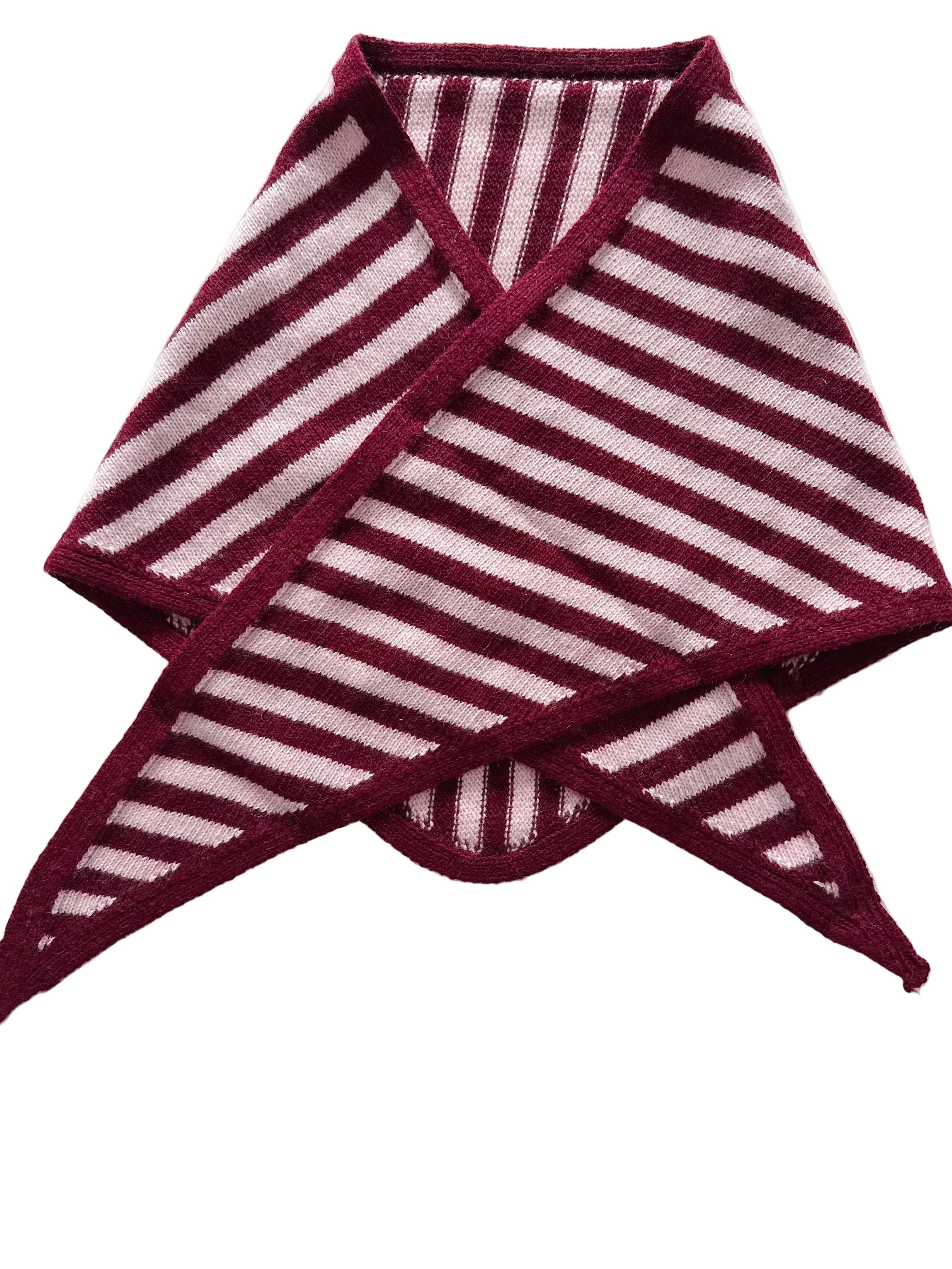 Dreieckstuch, Streifen, 4 Farben