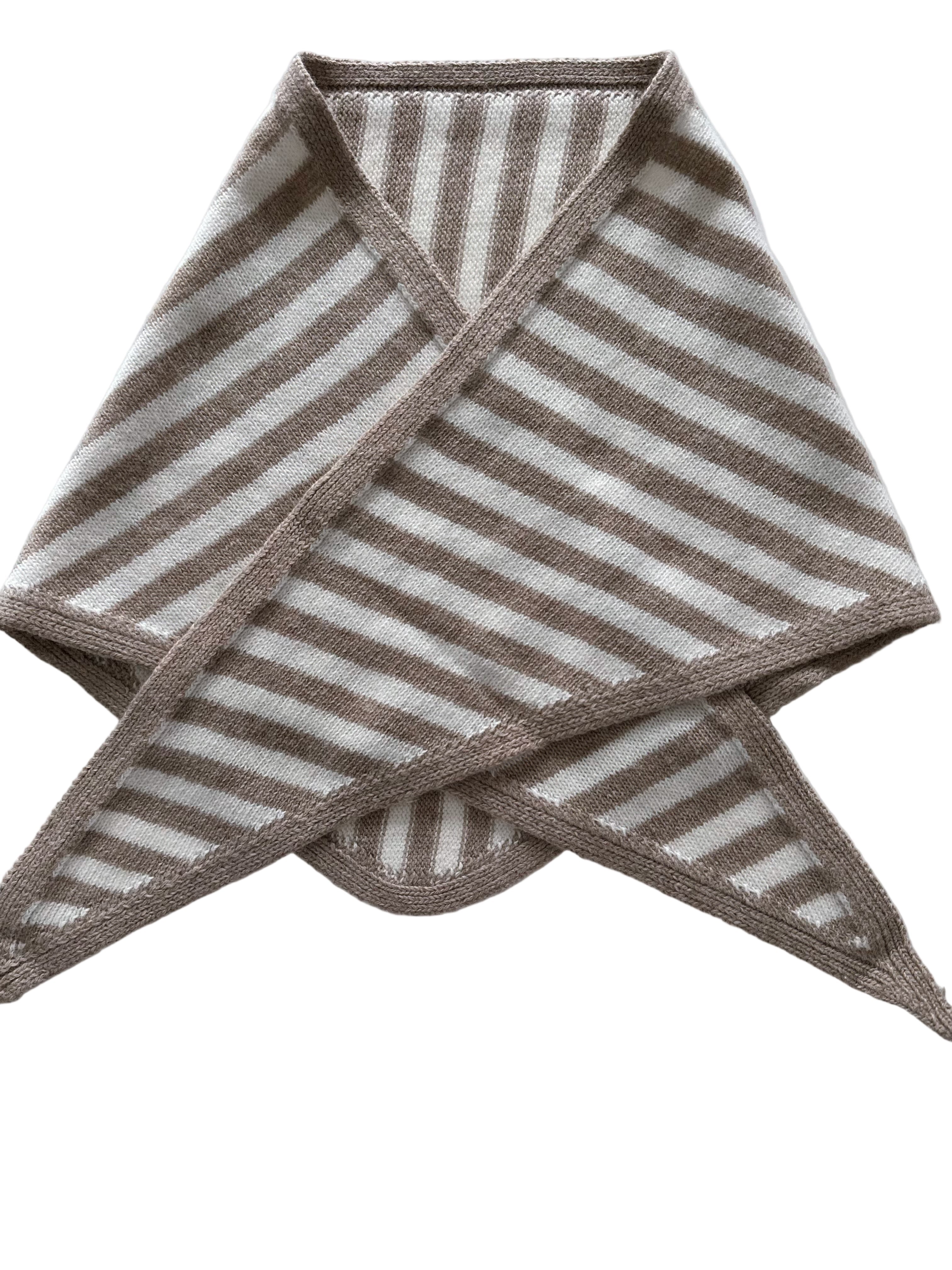 Dreieckstuch, Streifen, 4 Farben