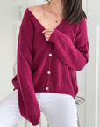 Strickjacke, Alpaka, 10+ Farben