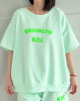 SweatT-Shirt, Brooklyn NYC, 4 Farben