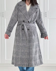Mantel, kariert, zweireihig