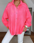 Musselin Bluse, Neon, 2 Farben