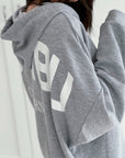 Hoodie, MALIBU, Grau