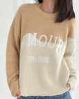 Pullover, Amour, Camel