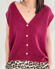 Strickweste, Alpaka, 6 Farben