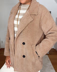 Jacke, zweireihig, 2 Farben, Camel