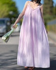 Sommerkleid, Baumwolle, mit Futter, 3 Farben