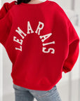 Sweatshirt, 3D-LEMARAIS, Oversize, 3 Farben
