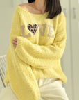 Bouclé Pullover, Leo-LOVE, 6 Farben