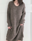 Bouclé Pulloverkleid, 5 Farben