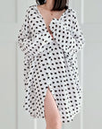 Musselin Bluse, Herzen, Oversize, 5 Farben