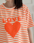 Sweatkleid, 3D-LOVE, 4 Farben