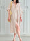Musselin Blusenkleid, Streifen, 4 Farben