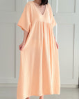 Musselin Kleid, Kurzarm, Classic, 9 Farben