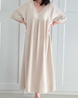 Musselin Kleid, Kurzarm, Classic, 9 Farben