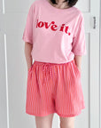 T-Shirt, love it, 2 Farben